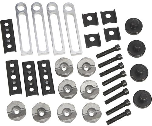 Klutch Welding Table Workhold Accessory Base Kit 32-Pcs.