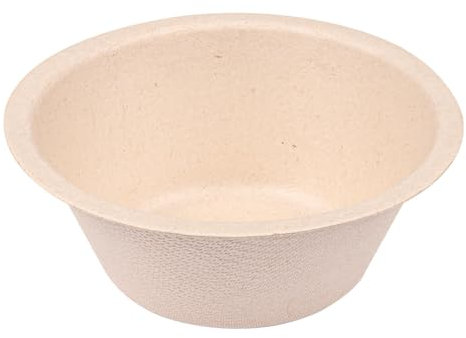 García de Pou 50 Unités - Bols Bionic 250 ml 11,4 x 4,4 cm Naturel Bagasse