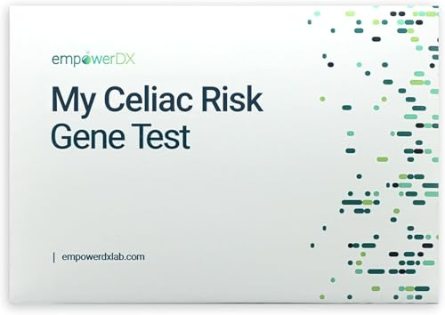 empowerDX Celiac Risk Gene Test, Check HLA Genetic Risk Factors for Celiac Disease At Home, Easy to Use Mouth Swab Test, Ages 2+