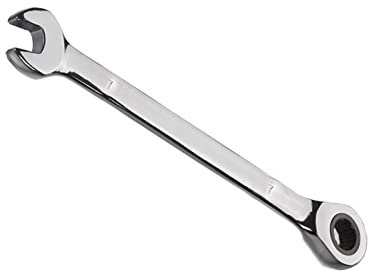 Llave de trinquete de 7 mm, Herramienta, Acero al Cromo Vanadio Endurecido, Llave de Trinquete Combinada Métrica
