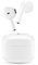 Music Sound | Swag - Kabelloses Kapsel-Headset - Wiedergabezeit bis 20 Stunden - Bluetooth - weiß