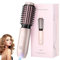 TGFIX BH01 Kabellose Lockenstab 2 in 1 Tragbare Thermobürste 50mm Anti-Verbrühung Lockenbürste Aufladbare 7000mAh USB Thermal Brush Geschenke für Frauen Mutter zum Muttertag, Rosegold