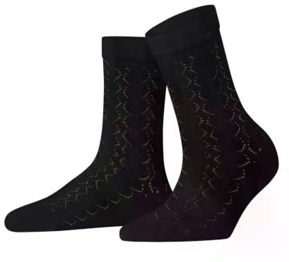 FALKE damstrumpor Softmerino W So ull bomull enfärgad 1 par, svart svart 3000 Special Edition, 39–40, Svart svart 3000 specialutgåva, 39-40 EU