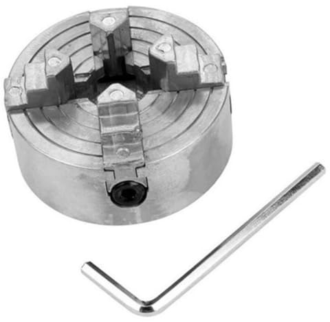 OSALADI Mandrino Mini Per Tornio Utensile Serraggio Da Te Per Lavorazione Precisa Accessori Per Tornio in Metallo