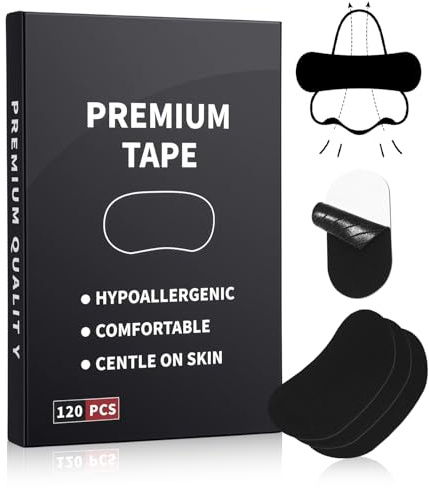 120 stycken munplåster mot snarkning, muntejp för sömn, anti-snark, snarkstopp och muntejp för män och kvinnor, andningsbart material, förbättrar sömn och andning