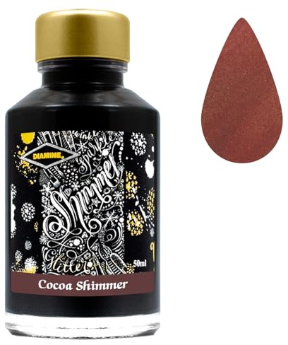 Diamine 50 ml Guldskimmer Bläck - Välj Färg (Kakao Skimmer)
