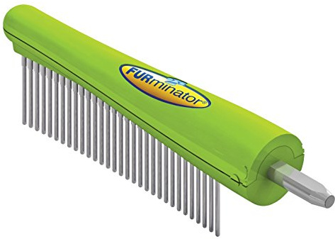 FURminator FURflex Finish-Kamm-Aufsatz, Fellpflege für Hunde mit langem, lockigem, seidigem oder drahtigem Fell