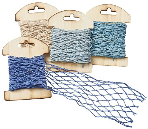 Fischernetzband, ca. 100 x 13 cm, Natur