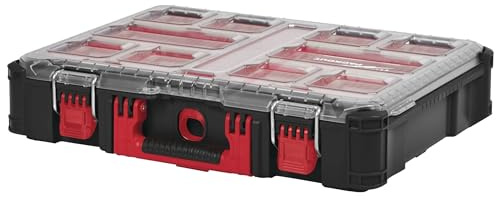 Milwaukee 4932464082 Packout Organizador Incl. 10 Cajas de Clasificación