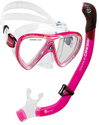 CRESSI IKARUS & Orion Combo Clear Translucent PINK