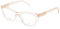 Moschino Unisex Brille Vista Mos629 Fwm 52/17/140 Damen Sunglasses, FWM/18 Nude, 52