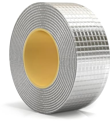 KADIO Bitumenband Selbstklebend Dichtband Selbstklebend Wasserdicht Reparaturband 50 mm X 10 Meter zur Terrassendach Garten Pool Haus wetterfestes Reparaturband. (50 mm x 10 Meter)