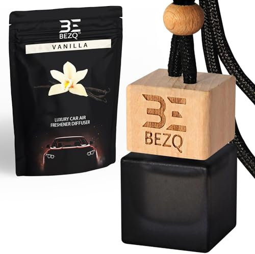 Vanilla Car Air Freshener for Men & Women | Vent Clip | Vanilla Inspired Car Fragrances | Strong Perfume -Freshener | Odour Eliminator | | Scent by BEZQ