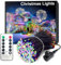 ARKOCHIC 100M luces navidad exterior, luces 1000 led arbol navidad con Control remoto, Multicolor guirnalda Navidad Luminosas Decoracion con 8 Modos para Jardín Boda Fiesta Casa Árbol y Interior