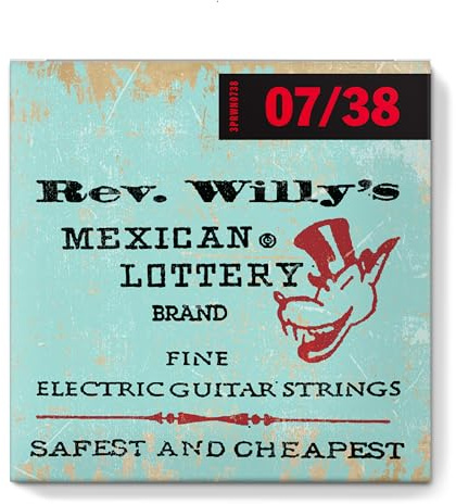 Billy Gibbons Custom Rev Willy's Guitar Strings 07-38 | 3 Pack