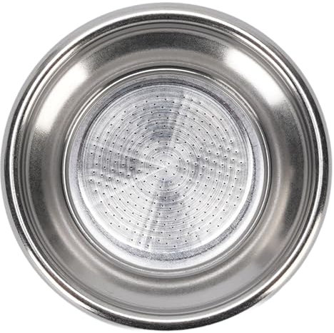 Cesta de Filtro de 54 Mm, Pantalla de Disco de Acero Inoxidable para una Extracción de café Mejorada, Filtros de Papel de café para Eliminación de Amargura (copa individual)