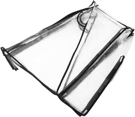 Yardwe Funda de Lluvia para Cochecito de Ñiño, Cubierta Protectora de Peva, Resistente al Viento, Ligera y Portátil para Uso Exterior