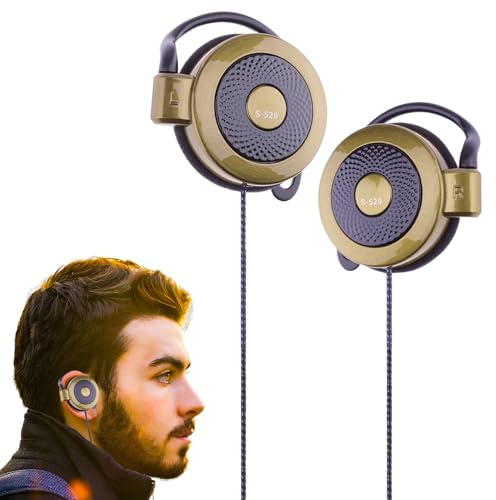 Auricolari con clip per telefoni cellulari da 3,5 mm con cavo –