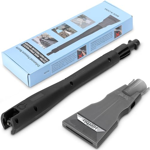 Buse haute pression améliorée, buse de rechange pour nettoyeur haute pression, buse de pulvérisation extra large avec raccord rapide pour nettoyeur haute pression Kärcher K2-K4, idéal pour le