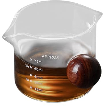 Espřesso – Bicchiere In Resistente Al Calore Con Doppio Beccuccio | Bicchierino Baŕista Per Caffè, Latte, Cappuccino E Latte Montato | Caraffa Termica Per Latté