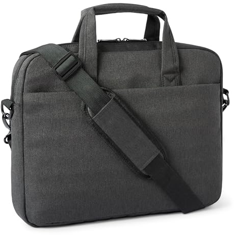 Amazon Basics Sacoche pour ordinateur portable 15.6 po (39,6 cm) pour femmes et hommes, sacoche pour ordinateur et tablette, noire