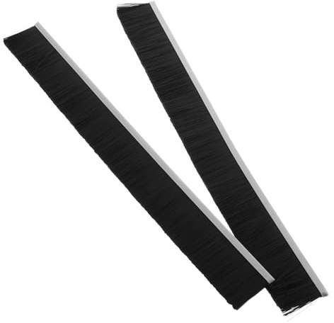 Gadpiparty 2 strisce di tenuta per cassette postali con setole in nylon foderate per protezione da polvere e acqua, lunghezza 30 cm, accessori per la pulizia delle cassette postali per ufficio e casa