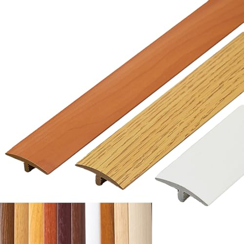 Kakelprofil, PVC-golvövergångsremsa, självhäftande platt tröskellist, dörrlist, kantprofil för limning av trä med kakel.