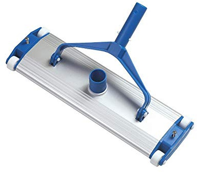 Opengardenweb tête brosse balai Aspire boue professionnelle appesantita en aluminium pour nettoyage fond piscine avec manche standard 44,5 x 13 cm trou 38 mm