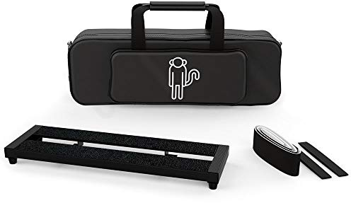 MONKEY LOOP Spider 50S - Pedalera Universal para Pedales de Guitarra y Efectos - Ajuste de Altura e Inclinación - Soporte de Pedales de Guitarra Espacioso y Estable - Bolsa de Transporte Incluida