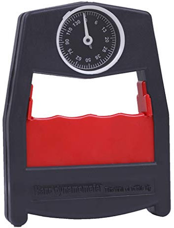 SHOTAY BENGKUI Dynamomètre à Main, dynamomètre à Main Grip Power Strength Meter Force Measurement Tool 130kg / 287lbs Capacité Jauge de Force Mesure de Conception Ergonomique Rouge