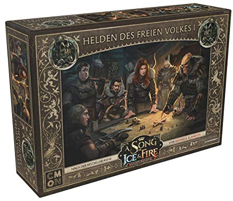 Asmodee | CMON | A Song of Ice & Fire – Helden des Freien Volkes 1 | Erweiterung | Tabletop | 2 Spieler | Ab 14+ Jahren | 45+ Minuten | Deutsch | Mehrsprachig