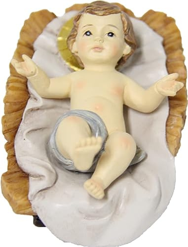 dekoprojekt Krippenfigur Jesuskind mit Barren
