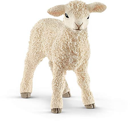 SCHLEICH 13883 Agnello, da 3 Anni, Farm World - Figura, 5 x 2 x 5 cm