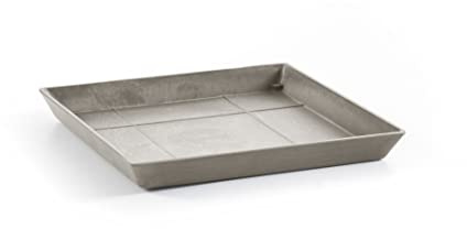 Soucoupe Square 30 Taupe - 28 x 28 x H. 3 cm
