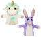 Bluey Unicorse & Bob Bilby Hand Puppet Plush 2-Pack – 8-9” Soft Deluxe Fabric, Embroidered Details, Perfect for Toddler Hands, Imaginative Play, Official Bluey Toys, Amazon Exclusive