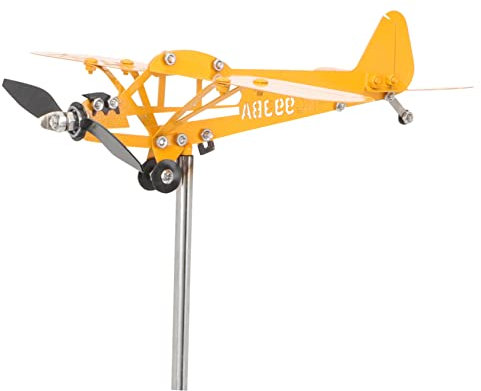 BESPORTBLE Adorno De Jardín Avión De Escultura Exterior Decorativa para Jardín Resistente La Intemperie y Fácil De Montar para Amantes De Aeronáutica