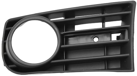 MACHSWON Embellecedor de rejilla de luz antiniebla delantera, compatible con Volkswagen Golf 5 MK5 2005-2009, lado izquierdo del conductor, marco de bisel OE 1K0853665B negro,
