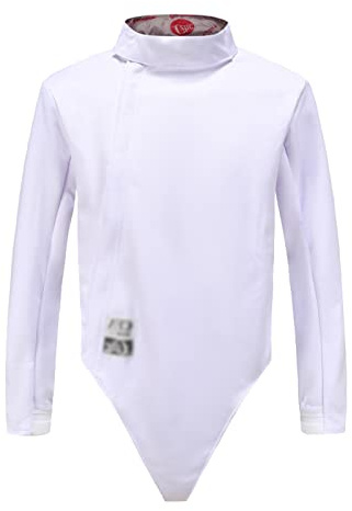 KJHY Children Adult 350N Fencing Jacket Fencing Suit Fencing Training Equipment for Child and Adult Fencer (Thickness : Left Hand, Size : 34#)