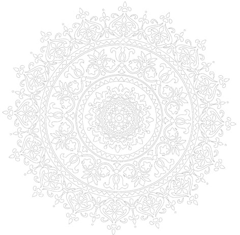 Nishiyuenyi Mandala Vorlage für Kreative Projekte, Bastelbedarf, Holz Und Leinwand