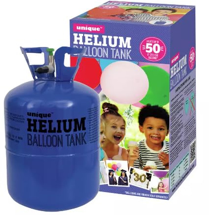 Large Disposable Gas Cylinder/Canister - will fill 50 9 Inch Balloons