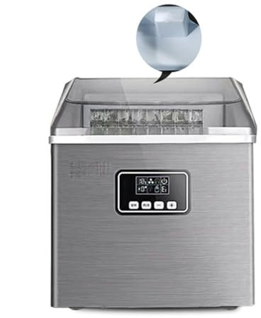 AFLEPCBRQ mdlian Maker 25kg Commercial Milk Tea Shop Small Home Bar Making Machine Quick Ice Maker