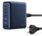 200W Cargador USB C Multiple, 6-Puertos GAN III Enchufe Cargador, 65W PD+QC Carga Rapida Portátil Adaptador con 4 Tipo C y 2 USB-A Cargador Movil para MacBook/ iPhone6/15/ iPad/Samsung/Xiaomi