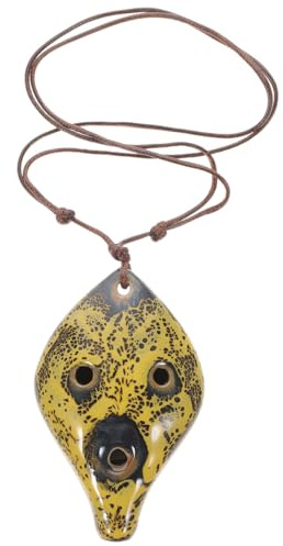 Hoement 2stücke Musikalisches Anfänger-instrument Ocarina Liebevollem Blattdesign Für Mädchen Und Langlebig Und Klangvoll