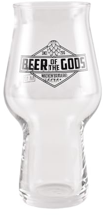 WACKEN BRAUEREI Tasting Bierglas, spülmaschinenfest, 6 x 100 ml | Beer of The Gods, Craft Beer Gläser für IPA, Pale Ale, Kraft Bier Glas, Craftbier