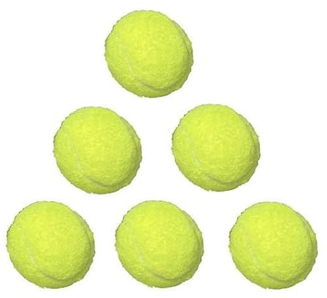 Climsom | Set mit 6 Minibällen für Ballouf Ballwurfmaschine | 5 cm Durchmesser, ohne Chemikalien, speziell für den automatischen Ballouf Ballwerfer abgestimmt