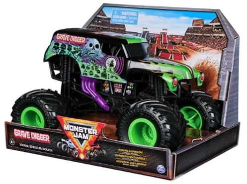 Monster Jam Serie 23 - Camión Monstruo Oficial de Gran tamaño, vehículo Fundido a presión para coleccionista, Escala 1:24, Juguetes para niños a Partir de 3 años