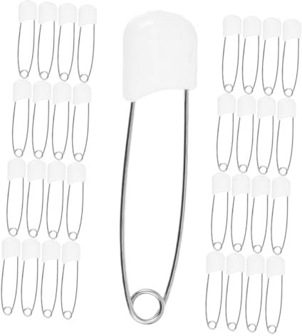 TOYANDONA 60stücke Sicherheitsnadel Für Windel Kleidung Mit Kunststoff-Verschluss Windelschnalle Sicherheitsbrosche Für Junge Mädchen Und Erwachsene