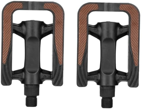 GRIRIW Pedali per Mountain Bike con Cuscinetti Sigillati Pedali Piatto Antiscivolo per Bici da Corsa e Città Resistente Polvere e Pioggia Adatti Cross Pieghevoli e Monociclo