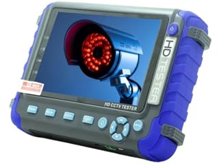 Tester per telecamere CCTV, Professionale 5 POLLICI IV8W 8MP Tester Fotocamera AHD TVI 4MP CVI Analogico Sicurezza CCTV Monitor Cavo VGA Test(IV8W)