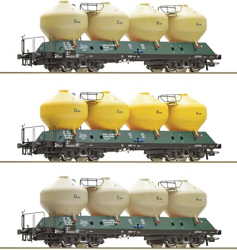 6600177 H0 3er Set Silowagen Raj, CSD, Ep. IV